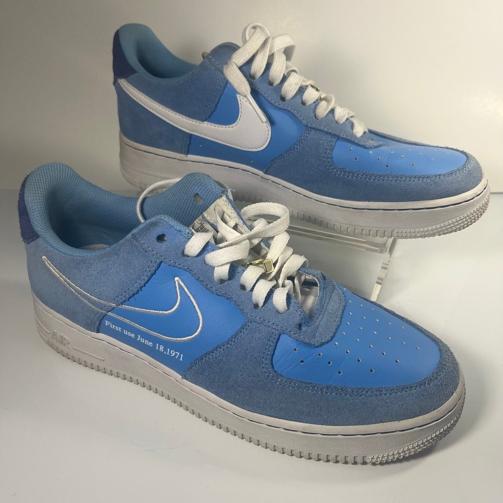 Size 9 - Nike Air Force 1 '07 LV8 First Use - University Blue‎ DB3597-400